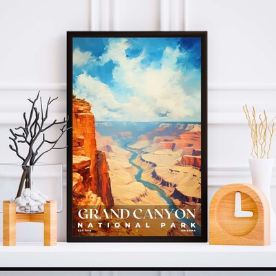 Grand Canyon National Park Poster, Travel Art, Office Poster, Home Decor | S6 - image5